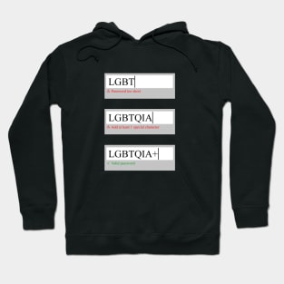 LGBTQIA+ password Hoodie